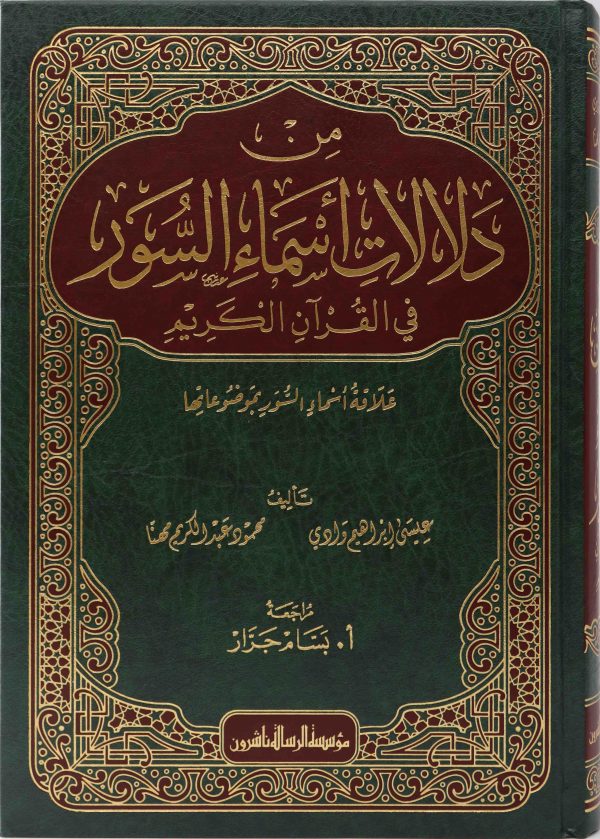 من دلالات أسماء السور في القرآن  الكريم